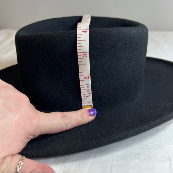 Bounty Hunter hats, Wilmington, North Carolina, black felt hat small - Picture 11 of 11